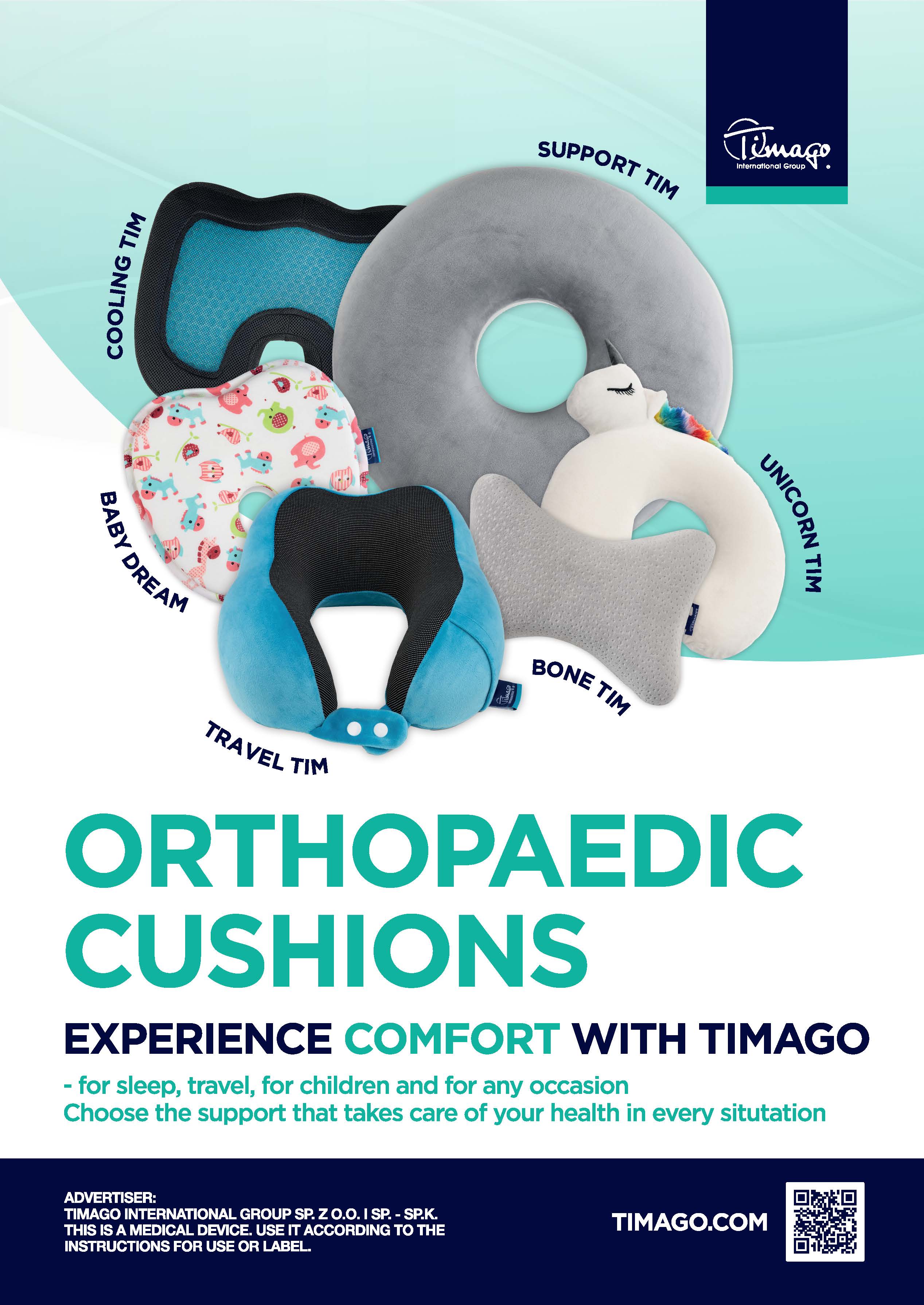 Orthopaedic cushions