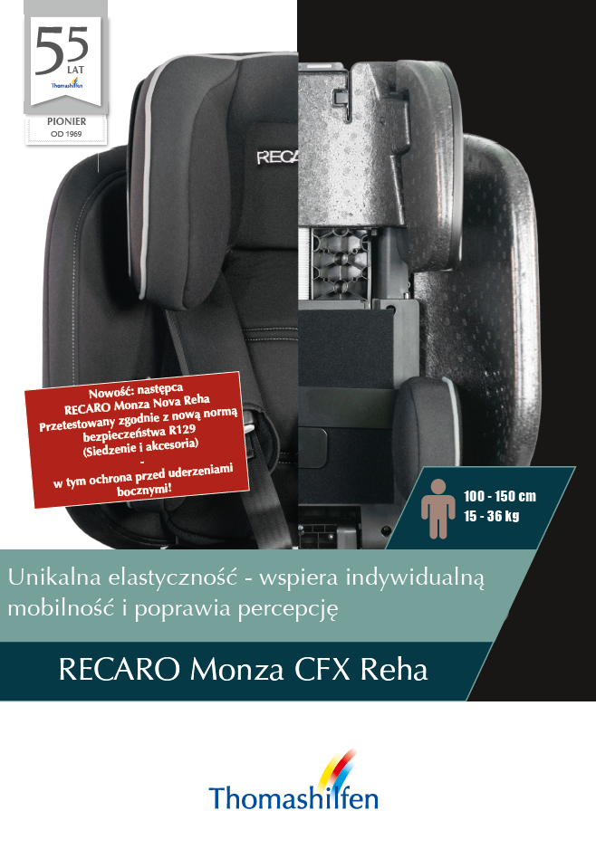 Broszura RECARO Monza CFX Reha