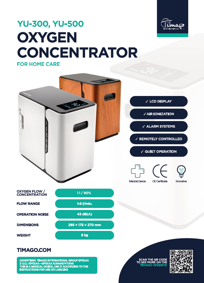 Oxygen concentrators (YU-300, YU-500)