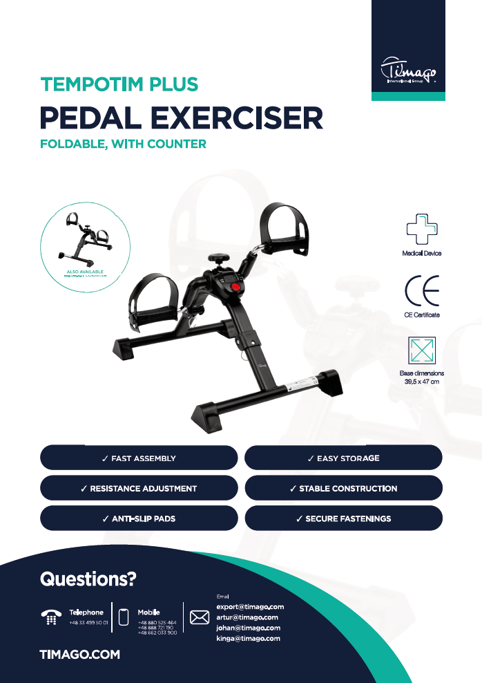Pedal exerciser (TempoTIM Plus)