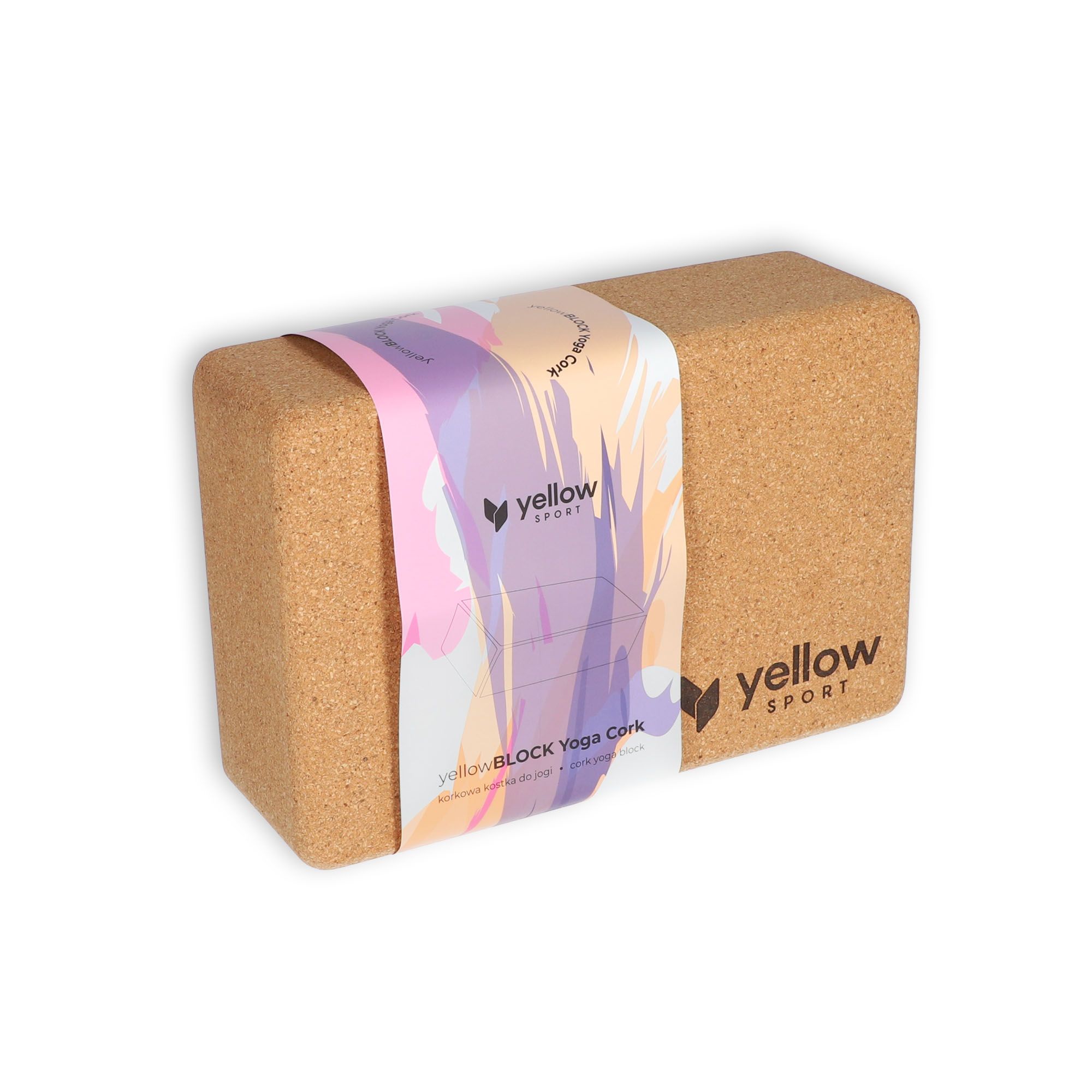Yoga cube yellowBLOCK Yoga EVA - cork - Yellowsport